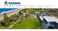 Desktop Screenshot of kawanasurfclub.com.au